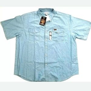 NWT New Carhartt 2XL Pearl Snap Button Up Shirt